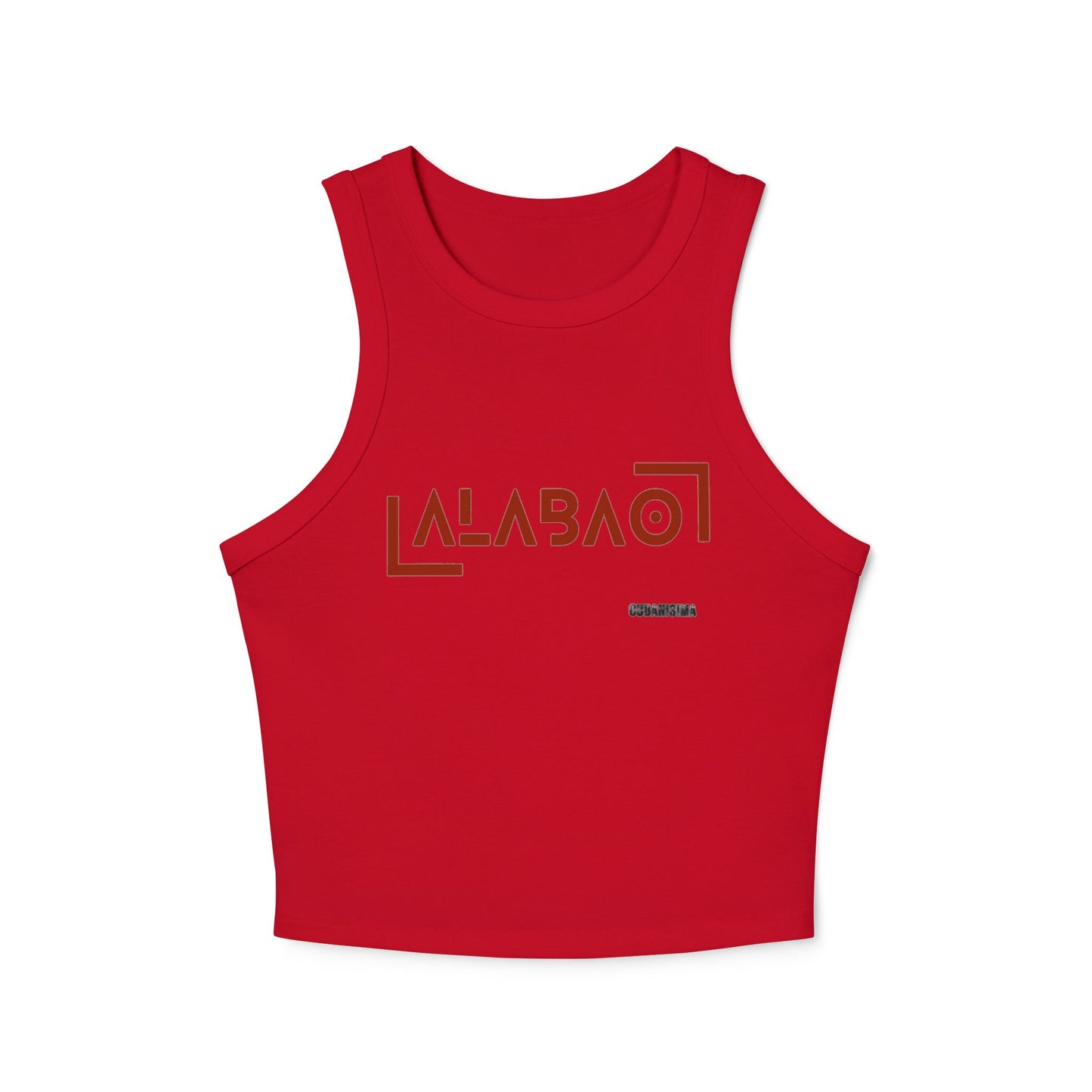 ALABAO - Women's Micro Rib Racer Tank Top