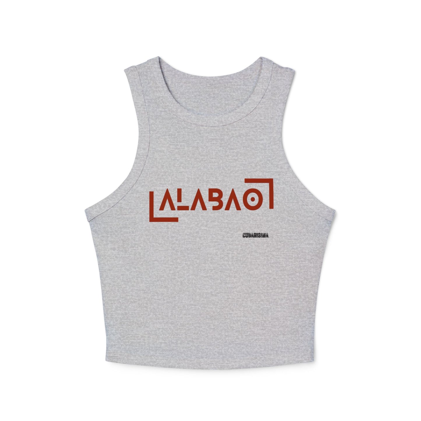 ALABAO - Women's Micro Rib Racer Tank Top