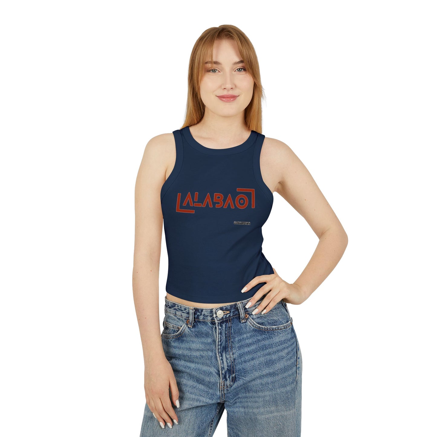 ALABAO - Women's Micro Rib Racer Tank Top